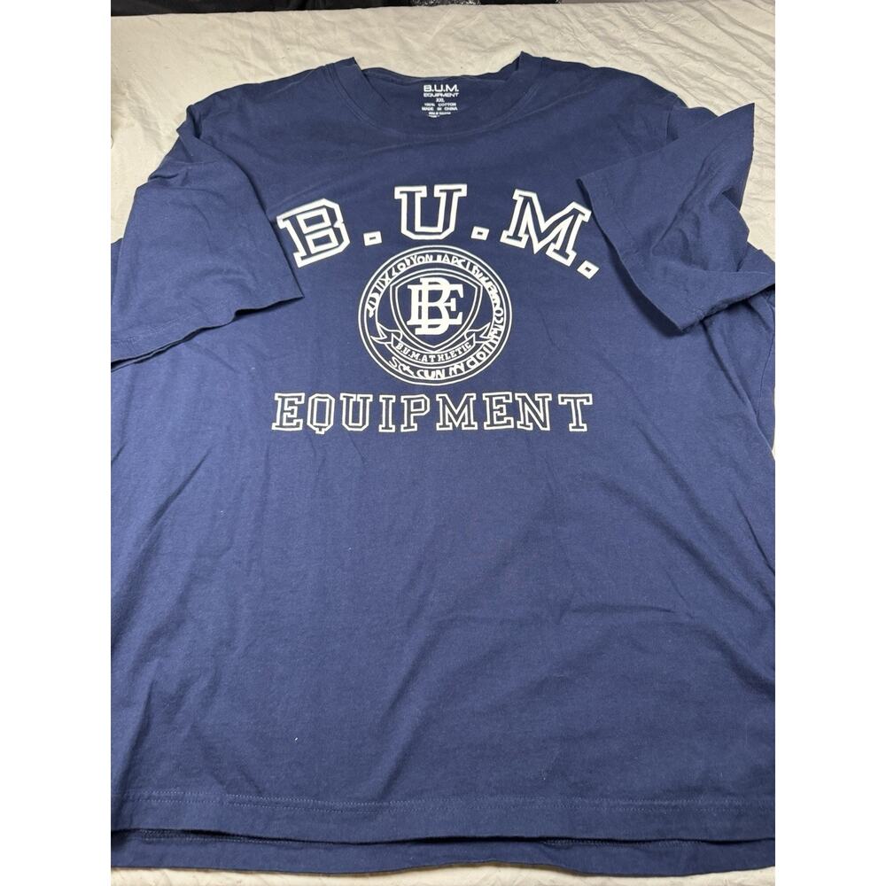 B.U.M. Equipment, Navy Blue Graphic Logo T-Shirt Men's Size XXL.  - Picture 2 of 14